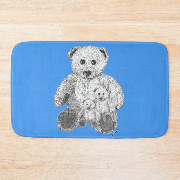 Item preview, Three Little Bears, Mummy and Babies, Teddy Bears, hand painted. designed and sold by Jennifer Morcom.