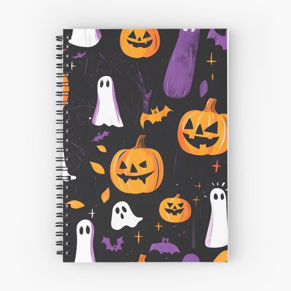 Item preview, Halloween Pumpkin & Ghost Design | Spooky Jack-o’-Lantern and Cute Ghost Art designed and sold by Moments-Studio.