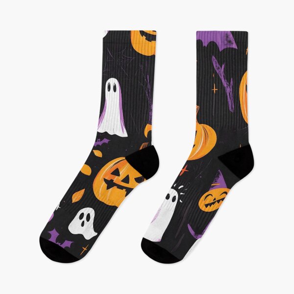 Item preview, Halloween Pumpkin & Ghost Design | Spooky Jack-o’-Lantern and Cute Ghost Art designed and sold by Moments-Studio.