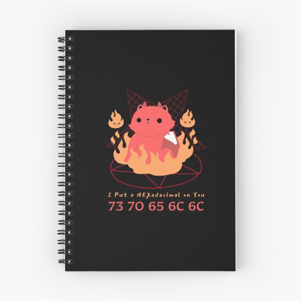 Item preview, I Put a HEXadecimal on You - spell - Cute Tech Halloween designed and sold by Circle-Cats.