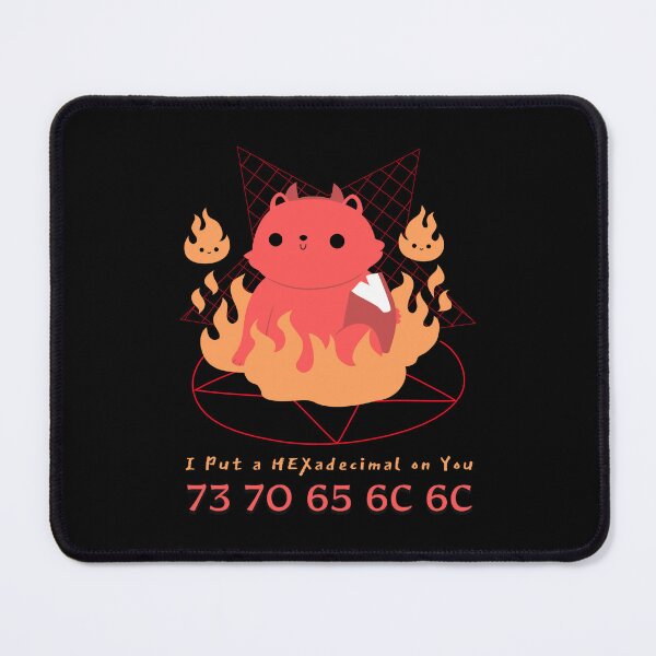Item preview, I Put a HEXadecimal on You - spell - Cute Tech Halloween designed and sold by Circle-Cats.
