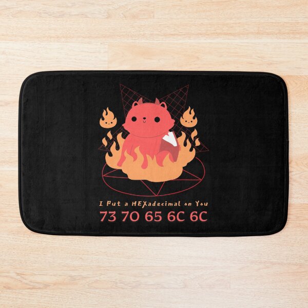Item preview, I Put a HEXadecimal on You - spell - Cute Tech Halloween designed and sold by Circle-Cats.
