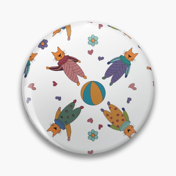 Item preview, Simon the circus cat - repeating pattern designed and sold by Thecraftbus.