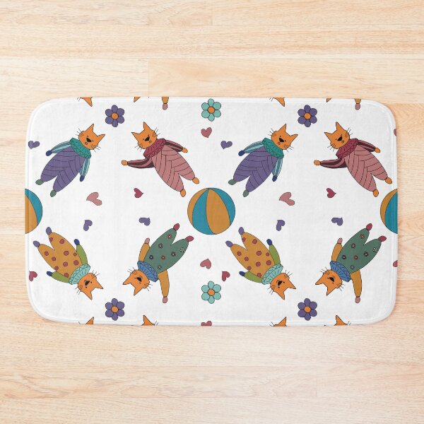 Item preview, Simon the circus cat - repeating pattern designed and sold by Thecraftbus.