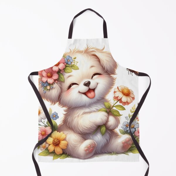 Item preview, Floral Puppy Bliss designed and sold by Daofa.