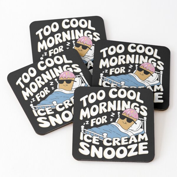 Item preview, Too Cool for Mornings Ice Cream designed and sold by Furbulous Faces.