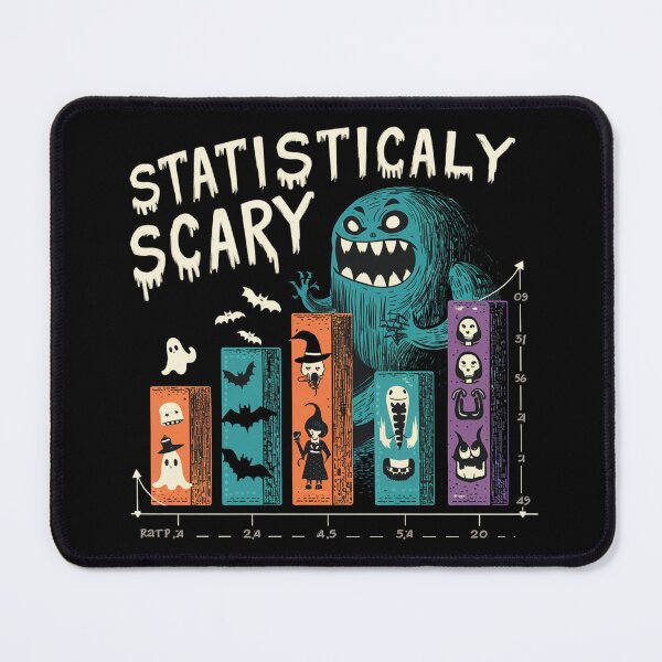Item preview, Statistically scary, funny statistics and Halloween designed and sold by NoetherSym.