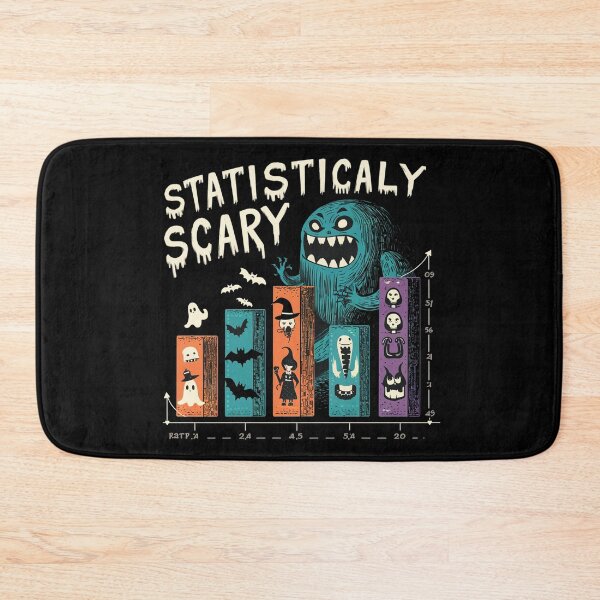 Item preview, Statistically scary, funny statistics and Halloween designed and sold by NoetherSym.
