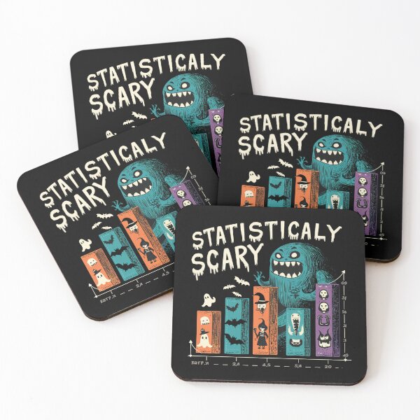 Item preview, Statistically scary, funny statistics and Halloween designed and sold by NoetherSym.