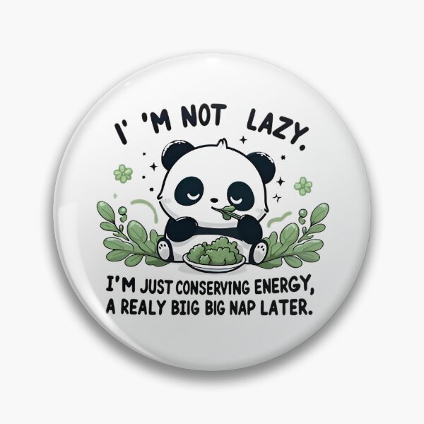 Item preview, Conserving Energy Panda - Humorous Apparel Design designed and sold by tutoo clothes.