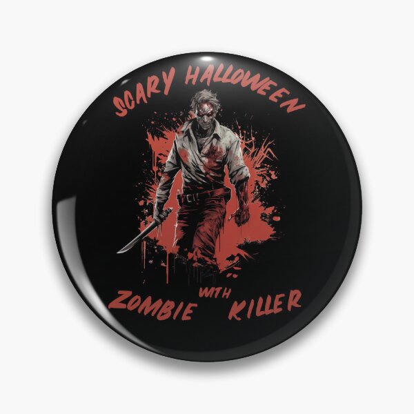Item preview, Scary Halloween with Zombie Killer designed and sold by TeeTemptation.