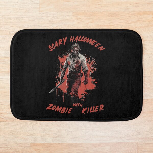 Item preview, Scary Halloween with Zombie Killer designed and sold by TeeTemptation.