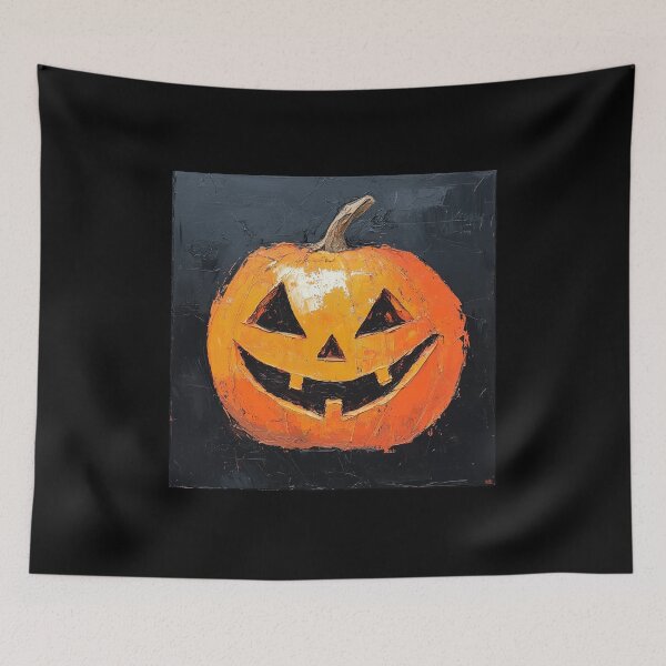 Item preview, Oil Painting Style Halloween Pumpkin Lantern designed and sold by Moments-Studio.
