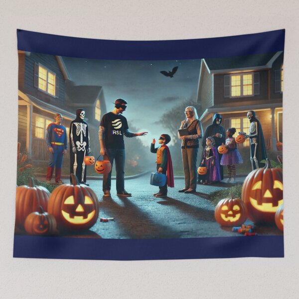Item preview, A Silent Halloween - Inclusive Trick-or-Treating with ASL designed and sold by WheelieGdArt.