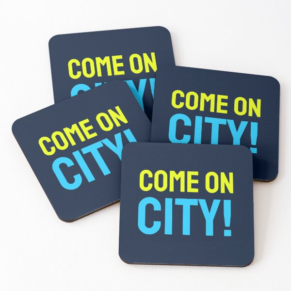 Item preview, Come on City! Neon Blue designed and sold by VRedBaller.