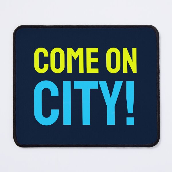 Item preview, Come on City! Neon Blue designed and sold by VRedBaller.