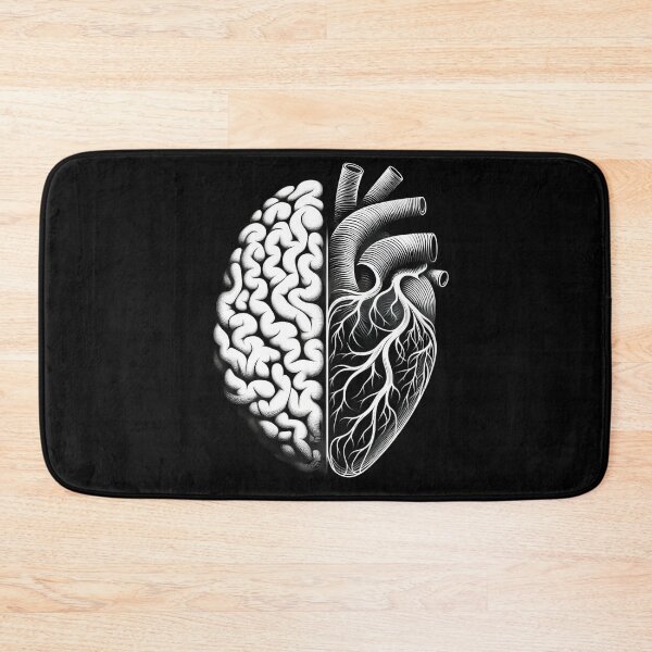 Item preview, Brain and Heart Duality Illustration designed and sold by ZetaDream.