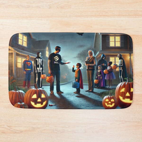 Item preview, A Silent Halloween - Inclusive Trick-or-Treating with ASL designed and sold by WheelieGdArt.