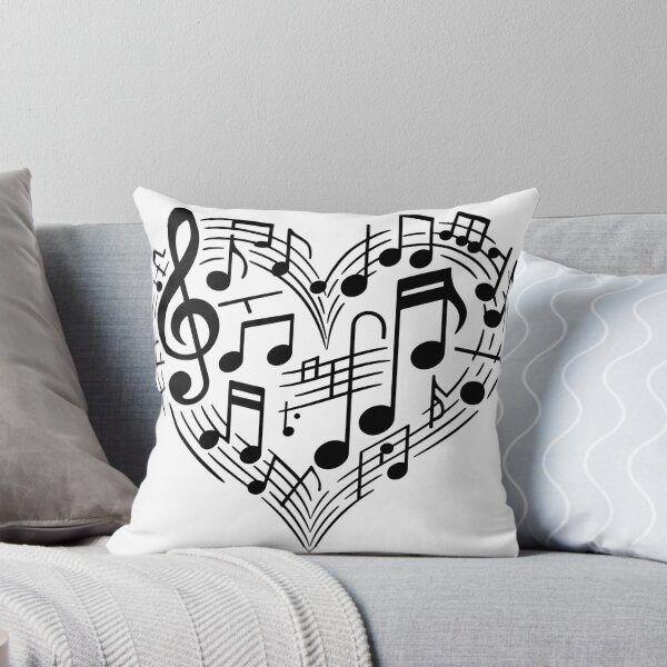 Item preview, Music Enthusiast: An abstract design of musical notes forming a heart shape. designed and sold by George203.