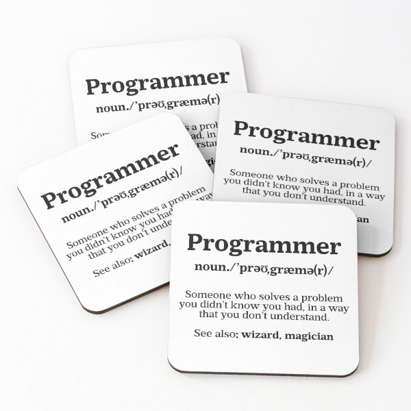 Item preview, Definition Programmer Meaning - Computer Science & Coding designed and sold by ScienceCorner.