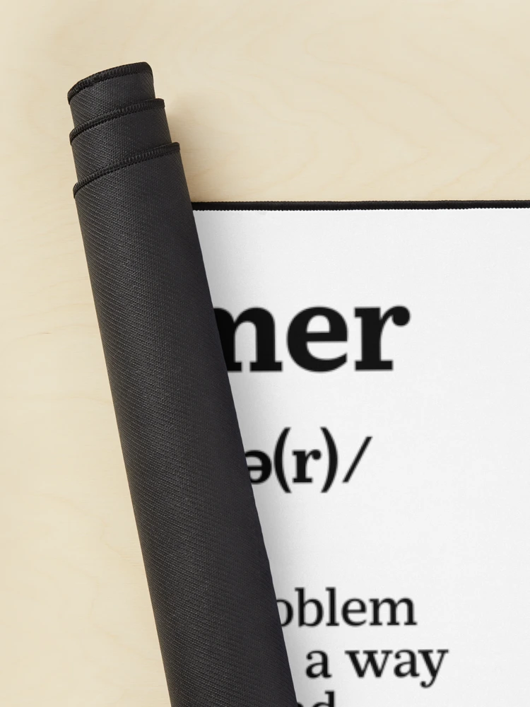 Thumbnail 2 of 5, Mouse Pad, Definition Programmer Meaning - Computer Science & Coding designed and sold by ScienceCorner.