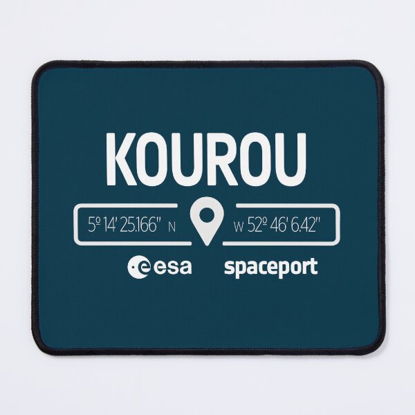 Item preview, ESA Spaceport Kourou Design: Space Art with Coordinates designed and sold by MeetinSpace.