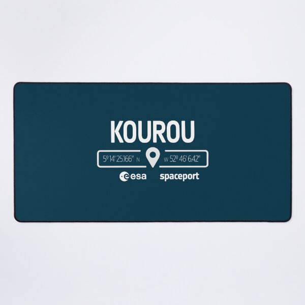 Item preview, ESA Spaceport Kourou Design: Space Art with Coordinates designed and sold by MeetinSpace.