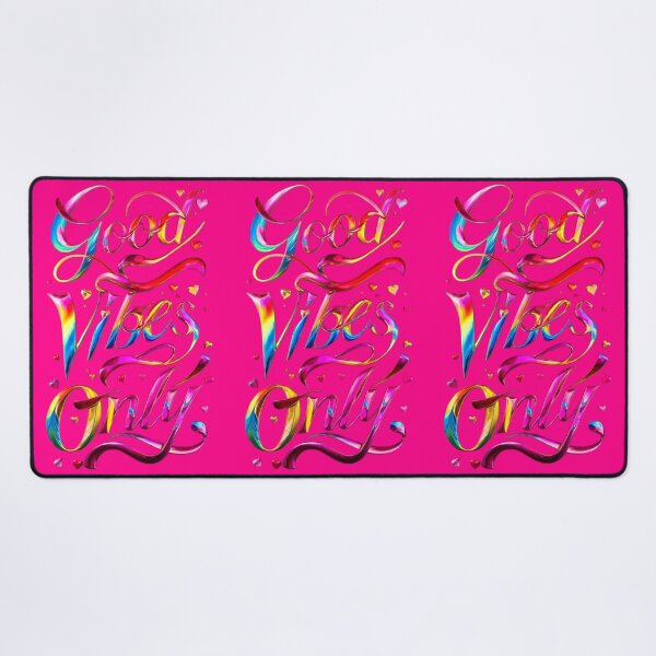 Item preview, Good Vibes Only - Unique Colorful Metallic Design - HotPink designed and sold by JLEmporium.