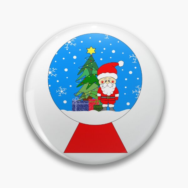 Item preview, Merry Christmas - Santa Snow Globe designed and sold by Sartoris Art.