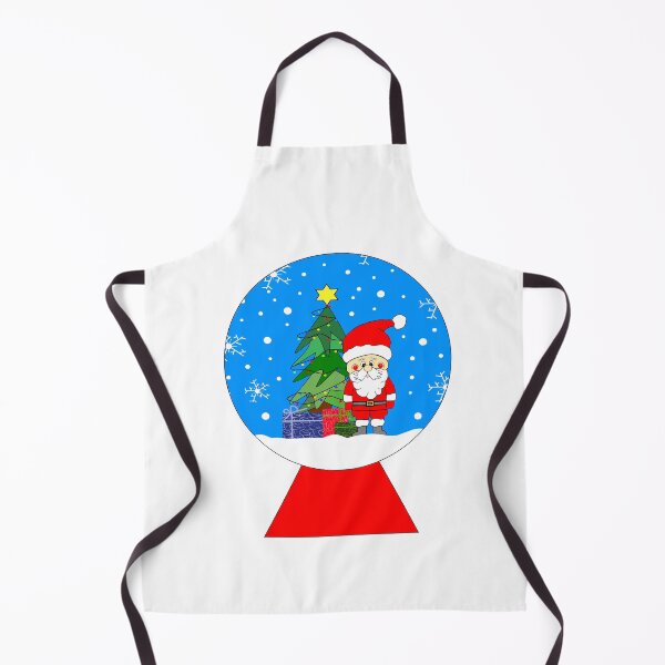 Item preview, Merry Christmas - Santa Snow Globe designed and sold by Sartoris Art.