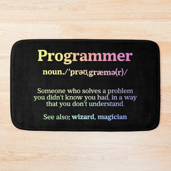 Item preview, Definition Programmer Meaning - Computer Science & Coding designed and sold by ScienceCorner.