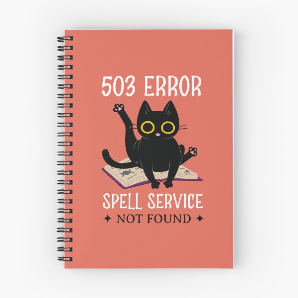 Item preview, 503 Error: Spell Service Not Found - Tech Halloween designed and sold by Circle-Cats.