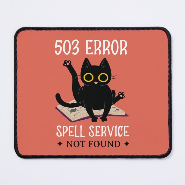 Item preview, 503 Error: Spell Service Not Found - Tech Halloween designed and sold by Circle-Cats.