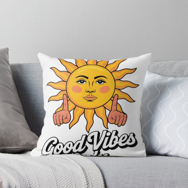 Item preview, Positive Vibes: A sun graphic with the words “Good Vibes Only” underneath. designed and sold by George203.