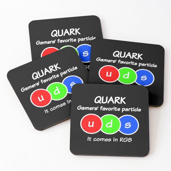 Item preview, Quark Gamers' favorite particle, funny physics designed and sold by TalesOfScience.
