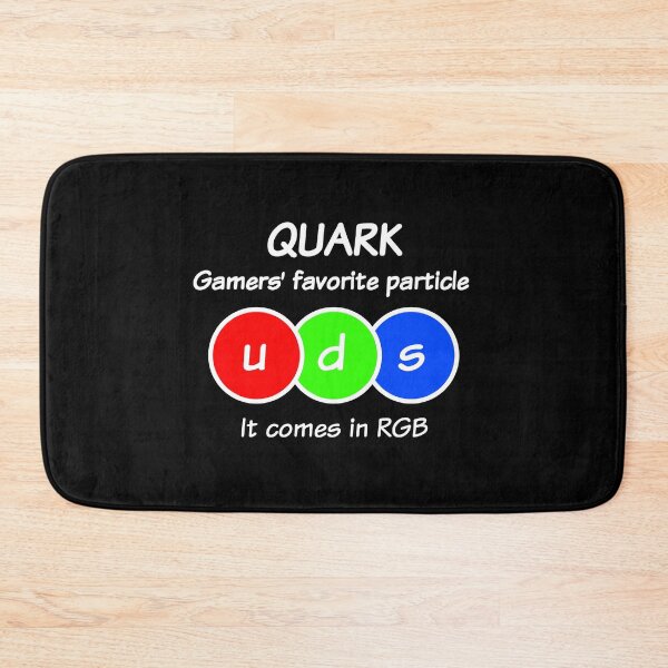 Item preview, Quark Gamers' favorite particle, funny physics designed and sold by TalesOfScience.