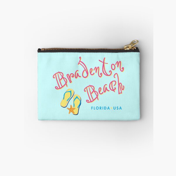 Item preview, Bradenton Beach Florida Tropical Typographic Design designed and sold by Futurebeachbum.