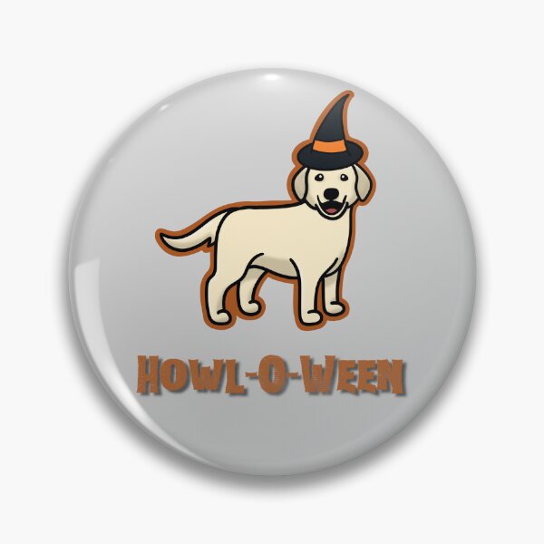 Item preview, Halloween Yellow Lab- Witch Hat w/Orange designed and sold by NDeYoungLLC.