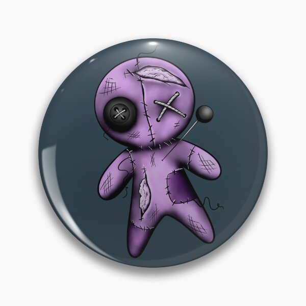 Item preview, Voodoo Doll (Purple) designed and sold by RetroCoven.