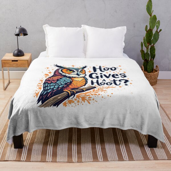 Item preview, who gives a hoot!! designed and sold by Ismartista.