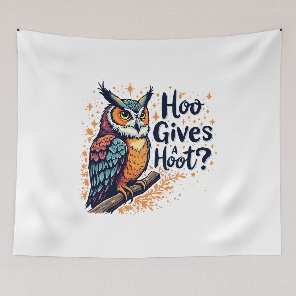 Item preview, who gives a hoot!! designed and sold by Ismartista.