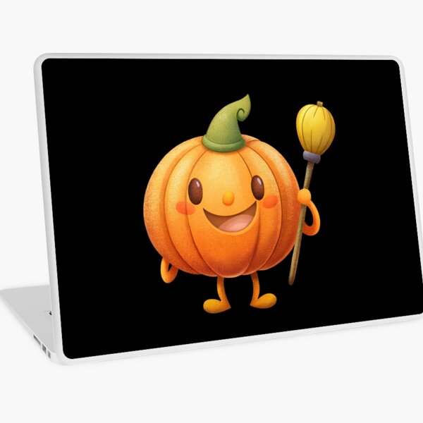 Item preview, Cute Pumpkin with Broomstick  designed and sold by Itsheartshop.