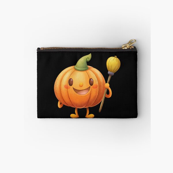 Item preview, Cute Pumpkin with Broomstick  designed and sold by Itsheartshop.