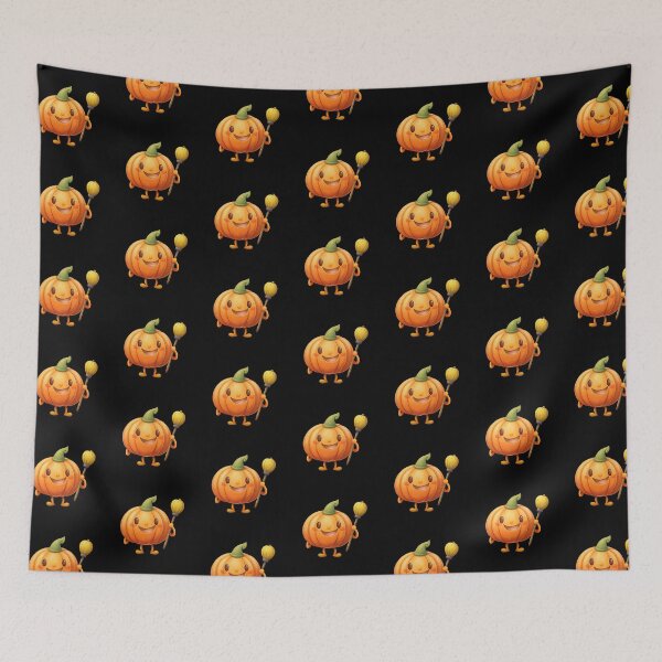Item preview, Cute Pumpkin with Broomstick  designed and sold by Itsheartshop.