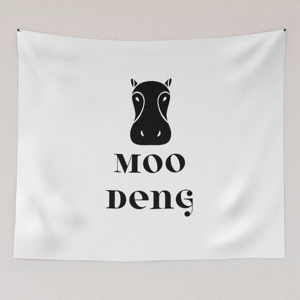 Item preview, Minimalist Moo Deng - Hippo Portrait designed and sold by GorinART.