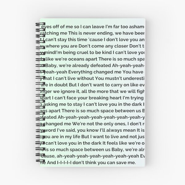 Item preview, Love in the dark - Adele Lyrics designed and sold by AdrianDizone.