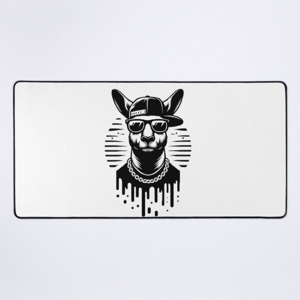 Item preview, Vintage Kangaroo Urban Streetwear Graphic Tee designed and sold by tutoo clothes.