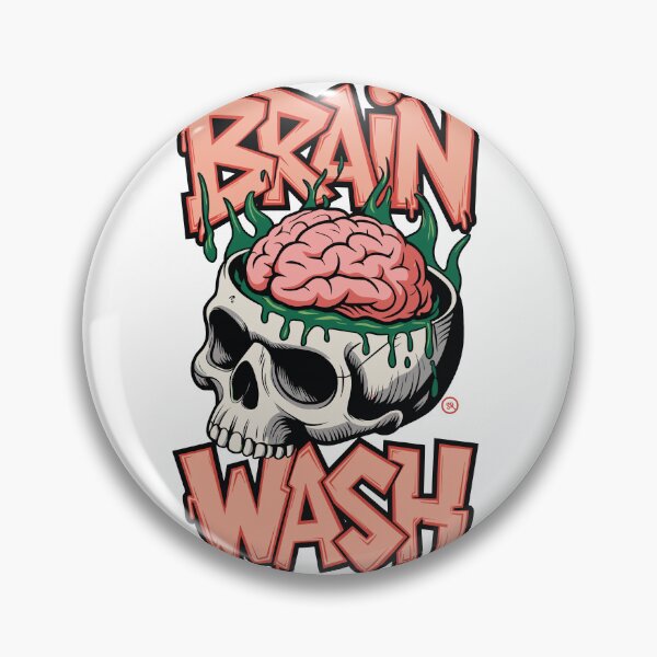 Item preview, Brain Wash - Comic Style, Scary Things designed and sold by HIGUMAX.
