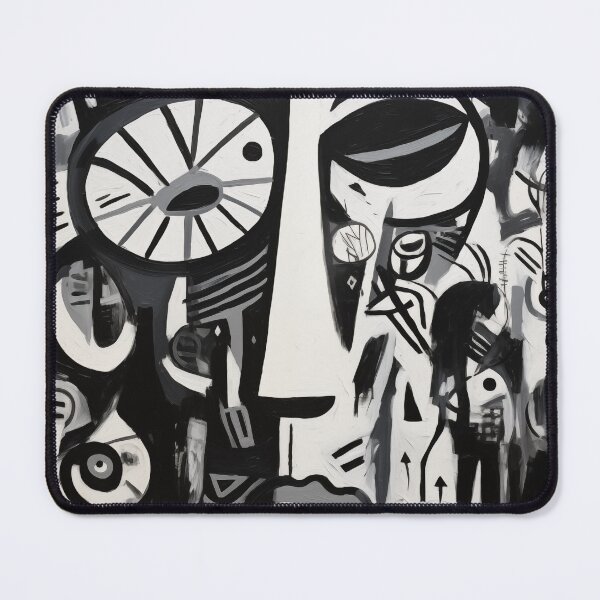 Item preview, Cubism modern art portrait designed and sold by GiriaGallery.