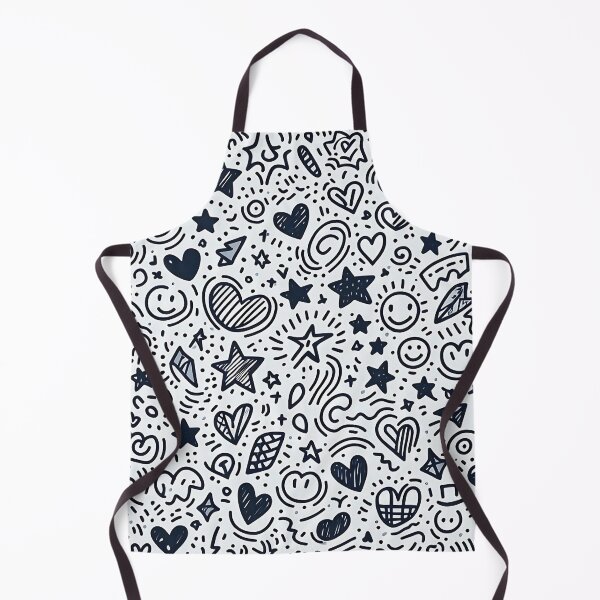 Item preview, Playful Doodle Heart Pattern designed and sold by JavisSRDesign.